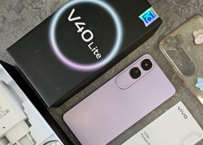 vivo V40 Lite Tampil Memukau dengan Desain Premium Ciri Khas Smartphone vivo