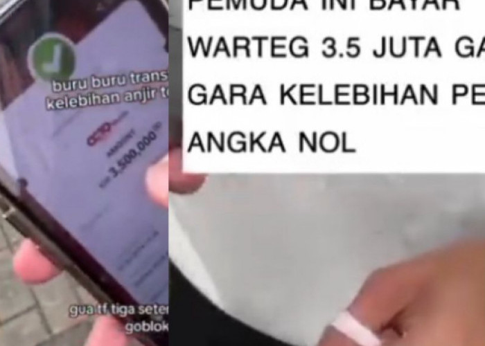 Pengen VIRAL! Seorang Konten Kreator Tiktok Nekad Ngaku Bayar Lebih Rp3,5Jutaan, Begini Jawaban Pemilik Warteg