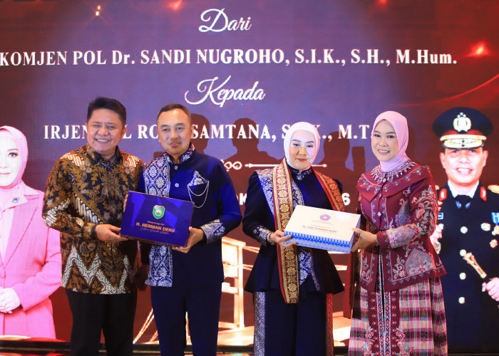 Hadiri Malam Kenal Pamit Kapolda Sumsel, Gubernur HD Apresiasi Dedikasi Komjen Pol Sandi Nugroho dan Sambut Ir