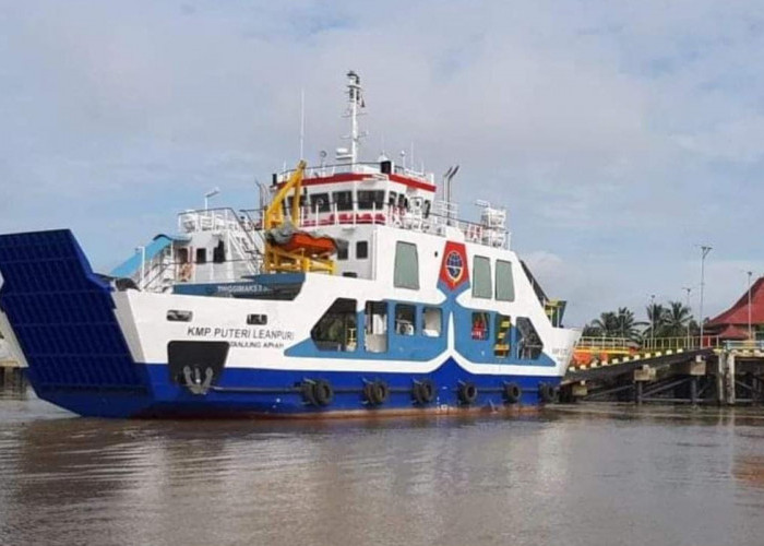 Kapal Roro KMP Puteri Leanpuri Diambil Alih Kementerian Perhubungan RI