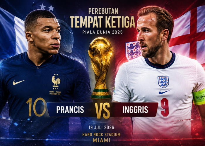 TIM TERLUKA: Harry Kane vs Kylian Mbappe, Prancis dan Inggris Buru Hiburan Terakhir di Piala Dunia 2026