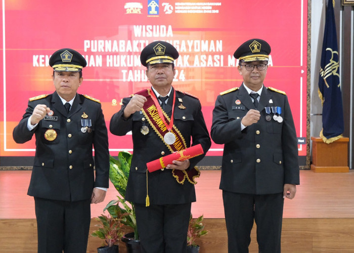 Kemenkumham Babel Gelar Wisuda Purnabakti untuk Zullaeni, Mantan Kepala Lapas Sungailiat