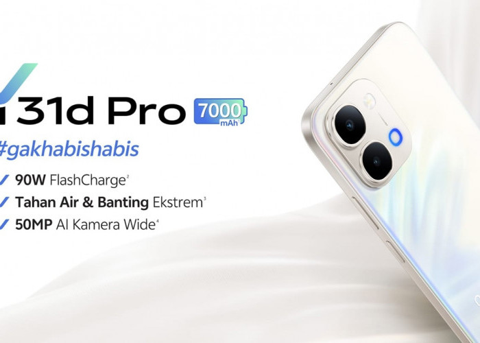 Gebrakan Baru Vivo! Y31d Pro Siap Guncang Pasar Indonesia dengan Baterai 7000mAh Fast Charging 90W