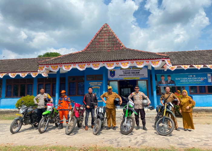 Patroli Gabungan di Kecamatan Teluk Gelam OKI Guna Pencegahan Karhutla 