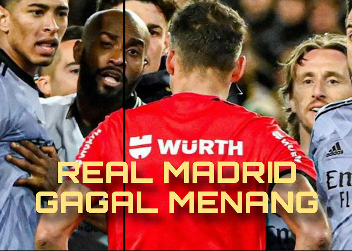 Real Madrid Gagal Menang di Markas Valencia, Gol Menit Akhir Bellingham Batal, Wasit Dituding Biang Kekalahan 