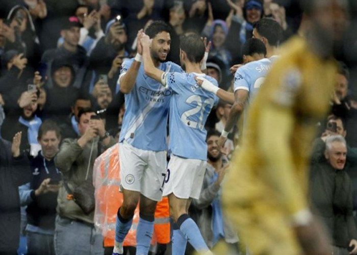 Tumbangkan Palace 3-0, City Tempel Arsenal di Puncak Klasemen Liga Inggris