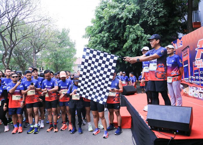 Promosikan Wisata Sehat, KAI Gelar Fun Run 5K di Palembang Bersama Rail Runners dan Stakeholder