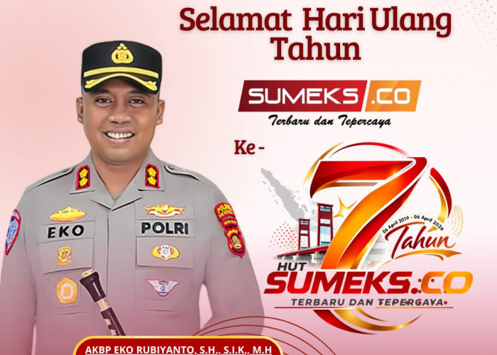 Kapolres OKI Mengucapkan HUT ke7 SUMEKSCO Tahun 2026
