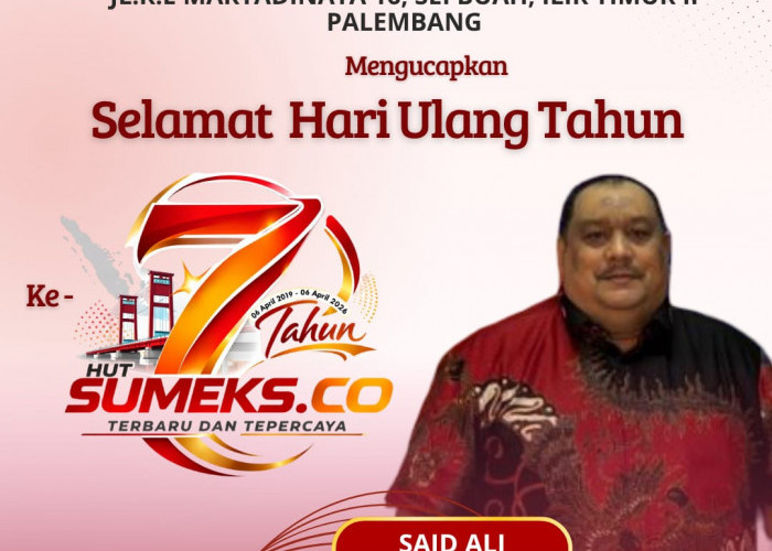Shope & Drive Lemabang Palembang Mengucapkan Selamat Hari Ulang Tahun ke-7 Sumeks.co 2026
