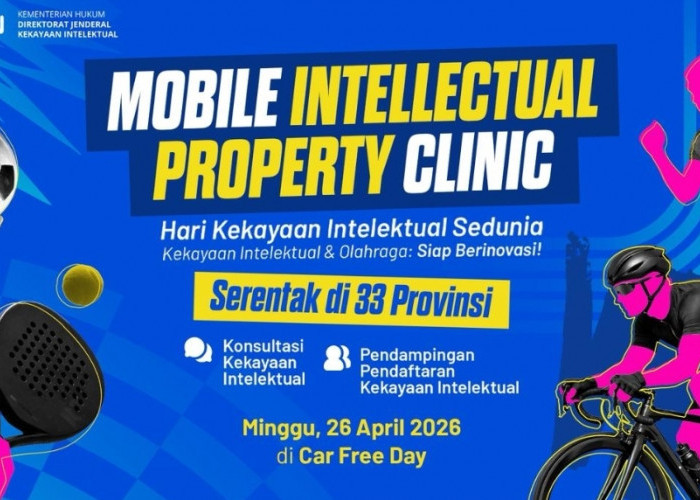 SIAP-SIAP, Peringati Hari KI Sedunia, DJKI Hadir di Car Free Day 33 Provinsi