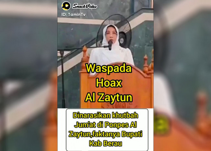 Video Wanita Jadi Khotib Salat di Ponpes Al Zaytun Indramayu Ternyata Hoaks, Cek Faktanya Disini