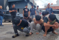 Enam Pemuda Pemabuk Ditangkap Jatanras Polda Sumsel, Tiga Kurir Paket Online, Kasusnya Berat!  ‎