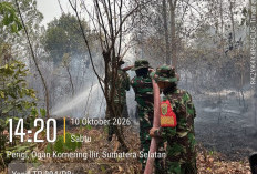 Karhutla di Perigi Kayuagung Berhasil Dipadamkan, Sinergi TNI dan Tim Gabungan