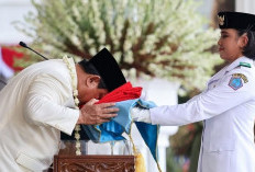 AMANAH, Paskibraka 2025 Bangga Kibarkan Merah Putih di Hadapan Presiden Prabowo Subianto