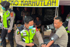 Berjibaku Tangani Karhutla di Ogan Ilir, 23 Personel Samapta BKO Polda Sumsel Jalani Pemeriksaan Kesehatan
