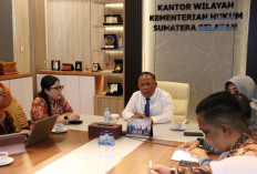 Kanwil Kemenkum Sumsel Terima Koordinasi DJKI terkait Implementasi Tarif PNBP Baru Layanan KI