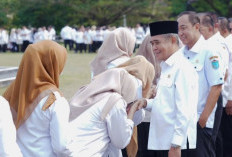 Wabup Ogan Ilir Pimpin Apel Gabungan dan Halal Bihalal Idul Fitri 1447 Hijriah