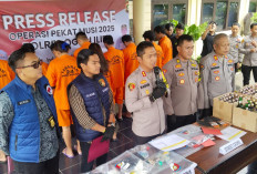 42 Kasus Berhasil Diungkap Polres Ogan Ilir dalam Operasi Pekat Musi 2025 yang Digelar Selama 2 Pekan