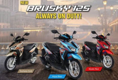 Kawasaki Brusky 125 2026 Resmi Diperkenalkan, Skutik Murah Bergaya Sporty Diklaim Irit BBM