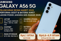 Baru Dirilis Samsung Galaxy A56 5G Jadi HP Mid-Range Terbaik 2025, Performa Gesit & Baterai Awet 