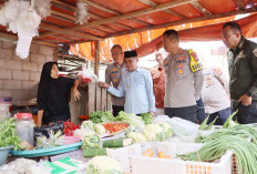 Wakil Bupati dan Kapolres Ogan Ilir, Cek Ketersediaan dan Harga Bahan Pokok di Pasar Pagi Indralaya