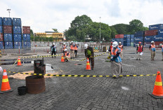 Pelindo Group R2 Palembang Gelar Drill Tanggap Darurat K3L untuk Perkuat Kesiapsiagaan Insiden Berbahaya