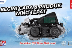 Jangan Sembarangan Bersihkan CVT Motor Matic, Honda Sumsel Rekomendasikan Produk yang Tepat