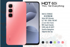 Infinix Hot 60i : HP AI Rp 1 Jutaan dengan Desain Body Melengkung yang Minimalis tapi Mewah!