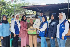 Peduli Korban Kebakaran di Ibul Besar 3 Pemulutan Ogan Ilir, DPD APJI Sumsel Berikan Bantuan Bahan Pokok