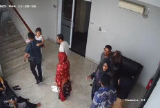CCTV Hotel Airish Palembang Ungkap Fakta Sebenarnya Pengunjung Terjebak Saat Berada di Lift, Lanjut Kondangan 