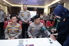 Sambut HUT ke-75 Humas Polri, Kapolda Sumsel dan 42 Jurnalis Gelar Donor Darah