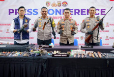 Polres OKI Amankan Pembuat Senpira di Desa Berkat, Ops Senpi Musi Hari ke-10