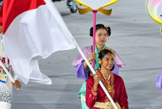 Meydiana Laviola Kenakan Karya Ghea Panggabean, Budaya Bali Hadir di Panggung Penutupan Asian Games 2026