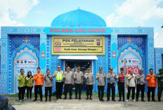 Posyan Celikah Polres OKI Ditinjau Pamatwil Polda Sumsel Pastikan Kesiapan Operasi Ketupat