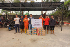 PT Pusri Kirim Logistik Langsung ke Tim Damkar Palembang 