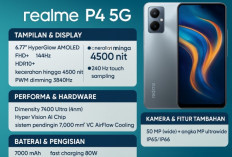 Realme P4 5G Resmi Meluncur, Tawarkan Layar AMOLED 144Hz dan Baterai Jumbo 7000mAh