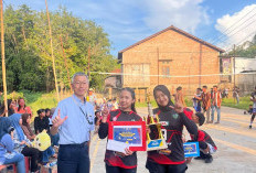 PT Tanjungenim Lestari Pulp and Paper Dukung Suksesnya Turnamen Voli ‘Kades Cup’ Desa Siku