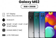 Samsung Galaxy M62 Hadir dengan Kapasitas RAM jumbo 8 GB Membuat Performanya Sangat Lancar
