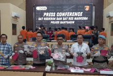 Sepanjang Juni 2025 Polres Banyuasin Ungkap 24 Kasus, Amankan 26 Pelaku