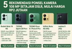 5 Rekomendasi Ponsel Kamera 108 MP Setajam DSLR, Mulai Harga Rp2 Jutaan