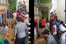Netizen Salut Kekompakan Warga Lorong Gayam Tangga Buntung Palembang, Gotong Royong Padamkan Kebakaran