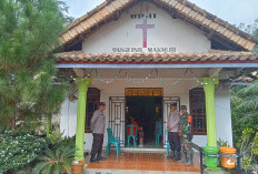 Berikan Rasa Aman Jemaat Ibadah Natal, Kodim 0402/OKI Patroli di Gereja GPDI Imanuel 