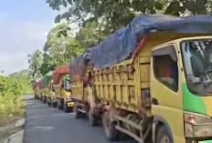 Warga Bumi Agung OKI Portal Jalan, Kesal Jalan Rusak