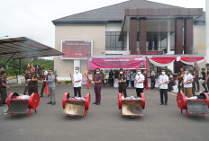 Kejari Muara Enim Musnahkan Ratusan Gram BB Narkotika 