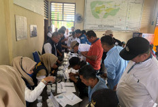 BNNK Ogan Ilir Lakukan Tes Urine di Tanjung Batu, Sejumlah Kades Tak Penuhi Undangan, Ada Apa Ya?