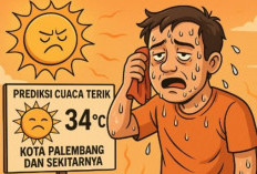 Waspada Cuaca Panas Ekstrem, Suhu Terik di Palembang Diprediksi Berlangsung Hingga 7 Juni