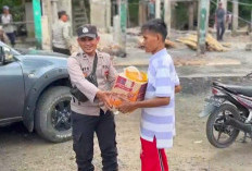Korban Musibah Kebakaran di Desa Pulau Gemantung Ilir OKI Diberikan Bantuan 