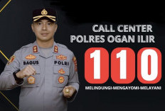 Siap Layani Pengaduan Masyarakat, Polres Ogan Ilir Sediakan Layanan Call Center 110, Bebas Pulsa 