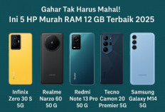 Gahar Tak Harus Mahal! Ini 5 HP Murah RAM 12 GB Terbaik 2025, Tampang Sangar Performa Ngebut