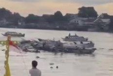 Kapal Jukung Meledak di Perairan Sungai Musi Palembang, Sejumlah ABK Hilang